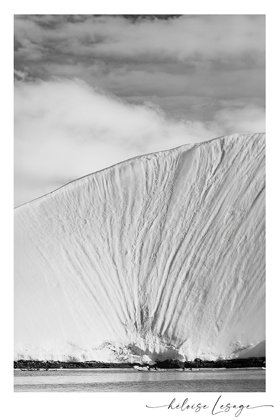 Antarctique en noir et blanc